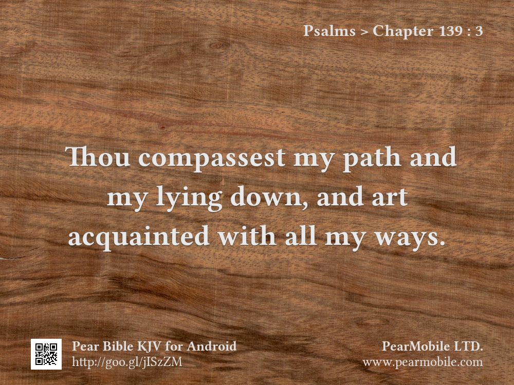 Psalms, Chapter 139:3
